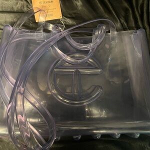 Large Clear Melissa x Telfar Jelly bag